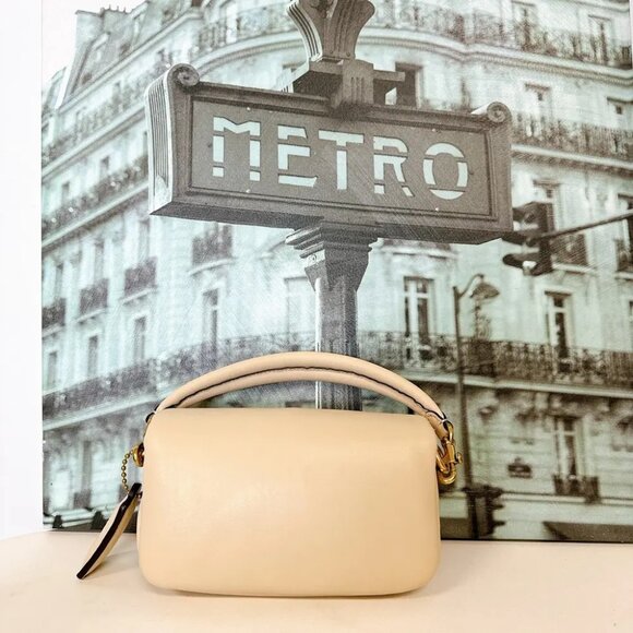 Coach C3880 Pillow Tabby Shoulder Bag 18 IN IVORY - Picture 3 of 7